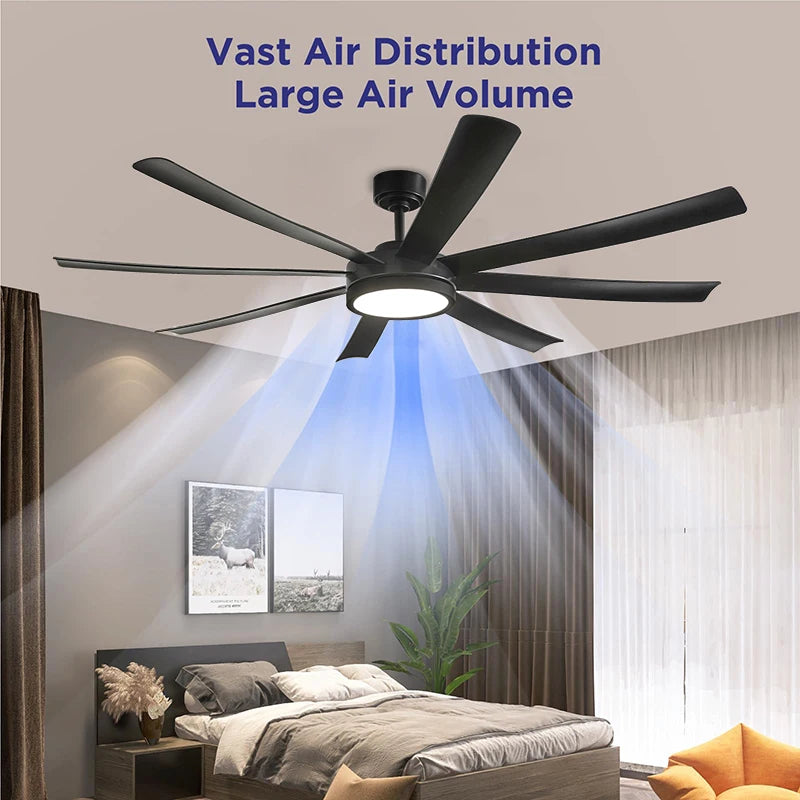 Ventilateur de Plafond Moderne avec Éclairage
