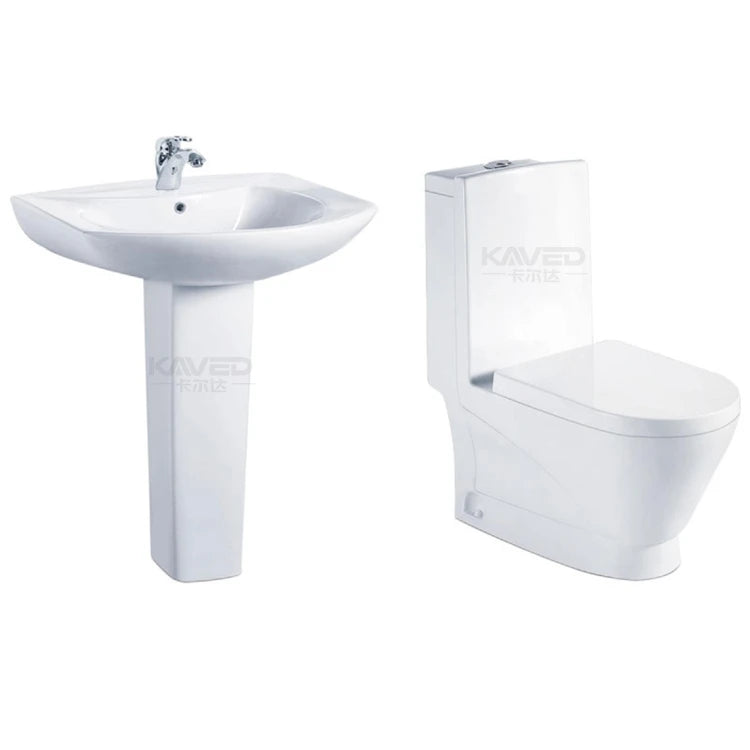 Sanitaires Salle de Bain en Céramique Deux Pièces