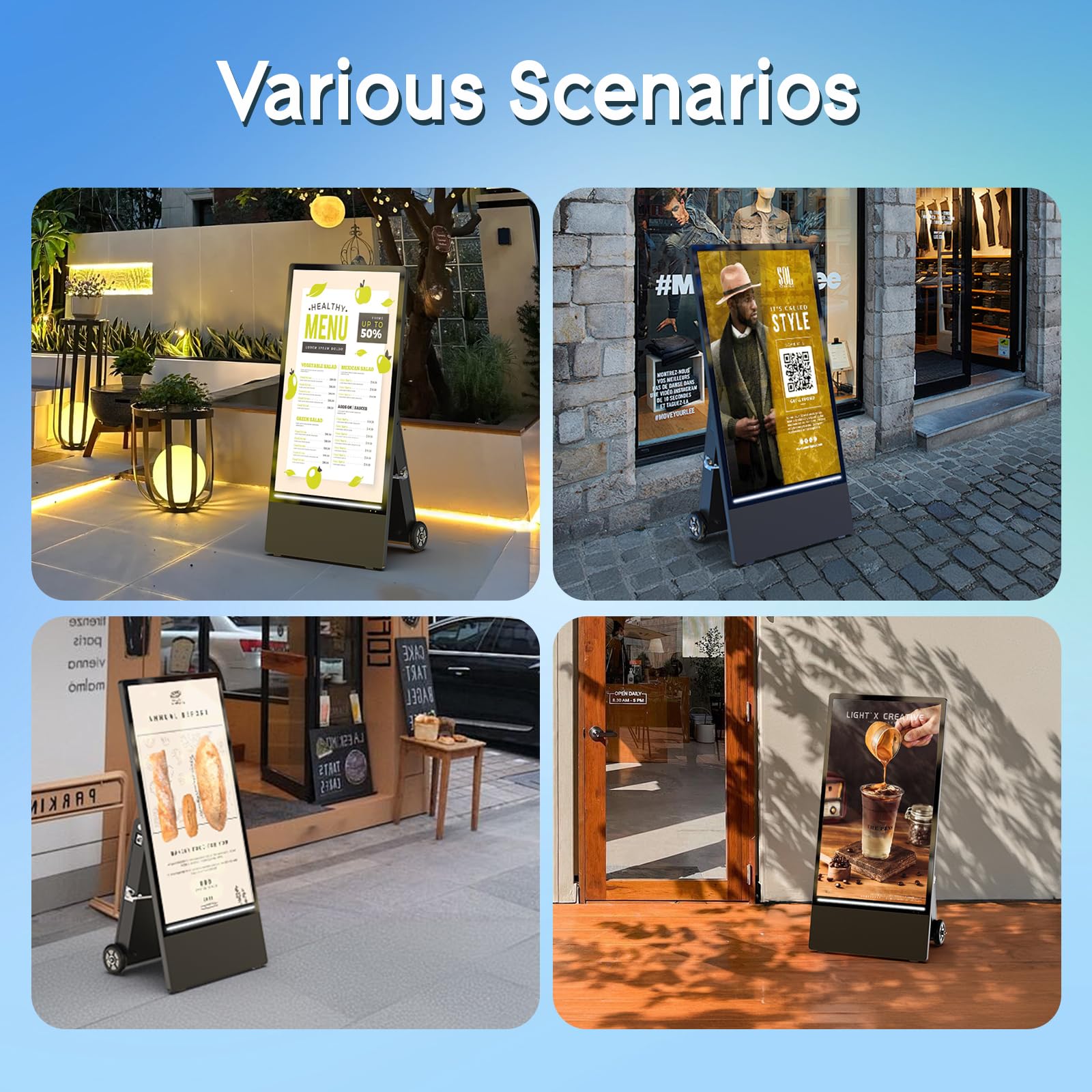 Totem Numérique Extérieur 43” Étanche