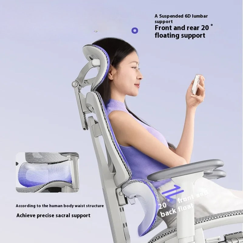 Chaise de Bureau Ergonomique avec Appui-Tête