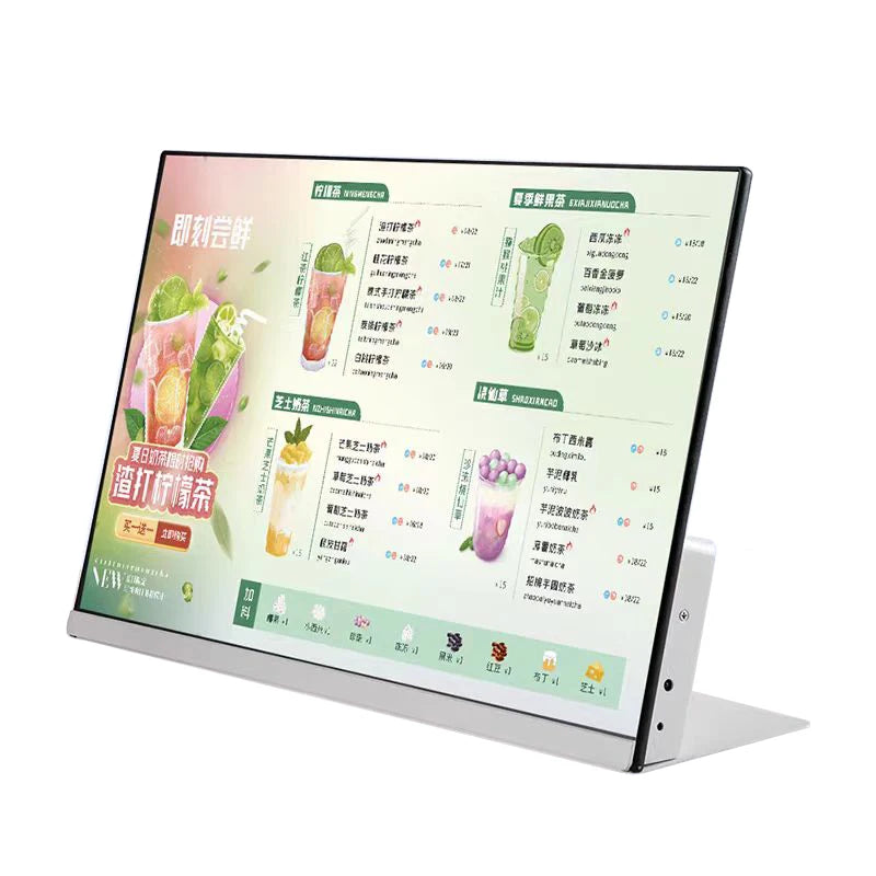Écran de Menu Numérique de Bureau