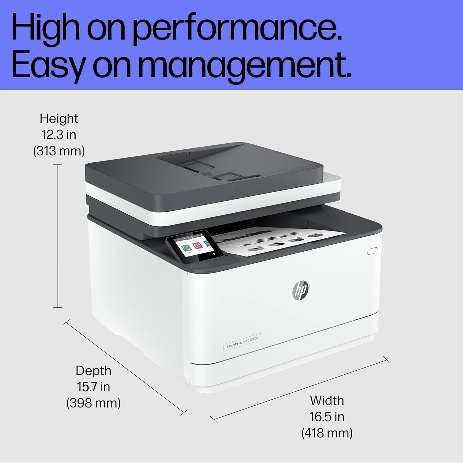 HP LaserJet Pro MFP 3104fdw – (33 ppm)