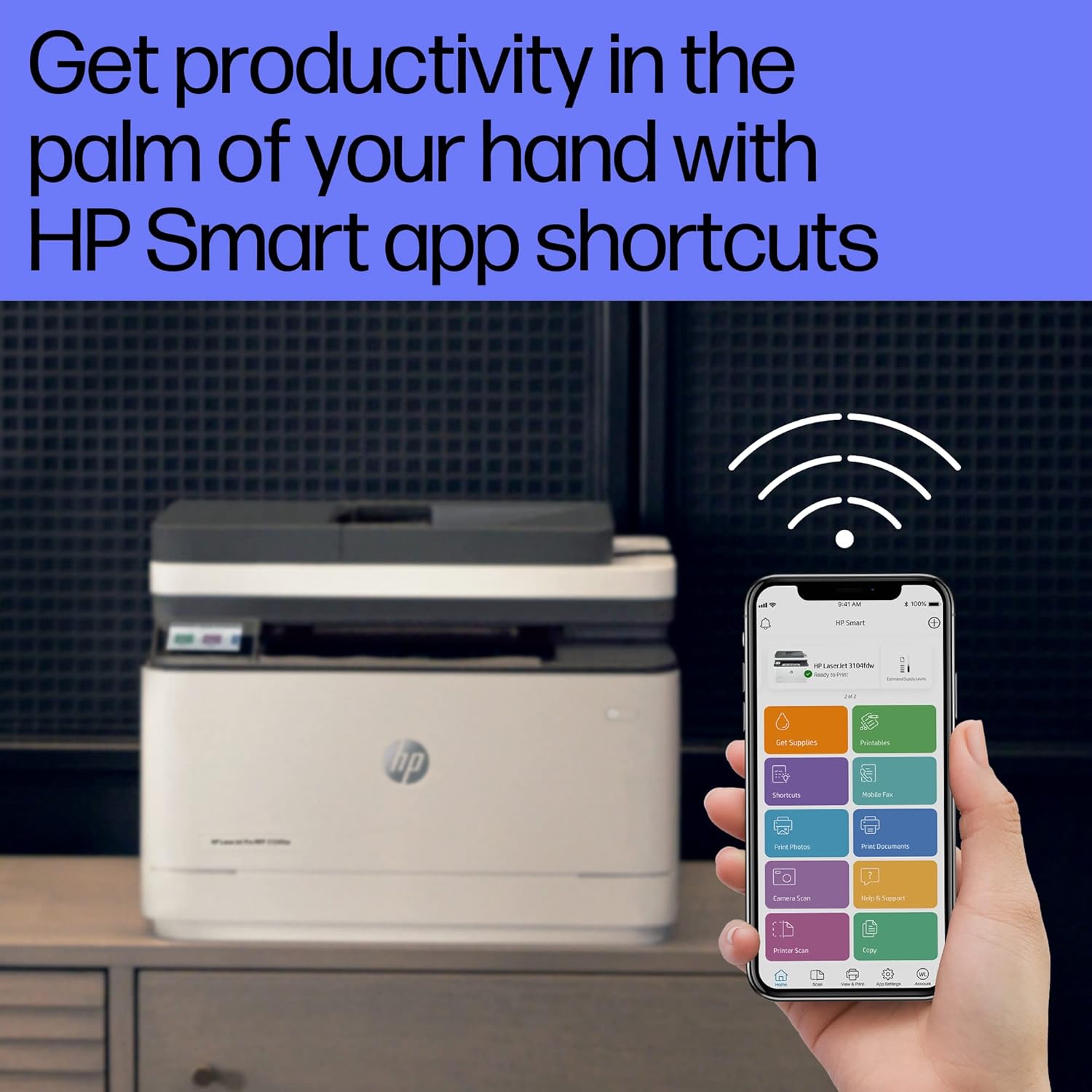 HP LaserJet Pro MFP 3104fdw – (33 ppm)