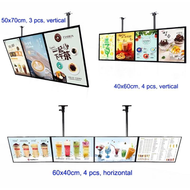 Écran Menu & Affichage Publicitaire LED