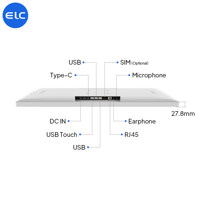 Moniteur Tactile Intelligent – Écran IPS Full HD Android 12