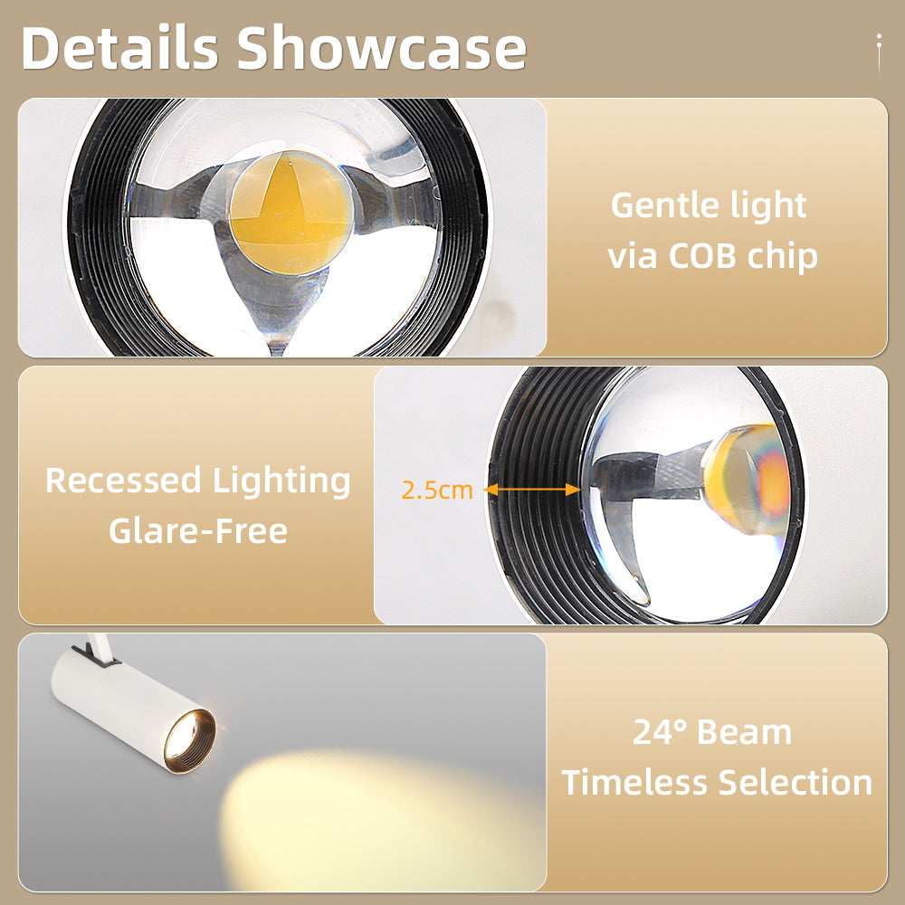 Spot LED sur Rail – Intensité Variable