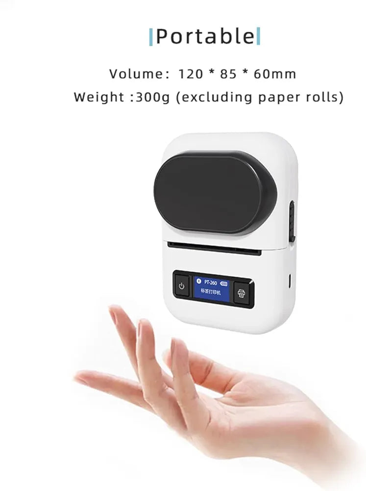 Imprimante d’étiquettes Bluetooth PT-260